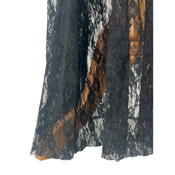 NWT Free People Romantic Black Lace Boho Maxi Dress - Picture 7 of 16